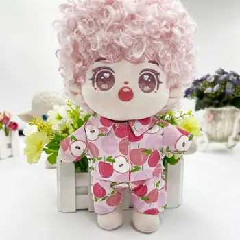 20cm אופנה בובת פרווה חמוד בובה מיני לישון ללבוש הכוללת בגדים ממולאים צמר גפן בובות צעצועים איידול בובה לתלבושת בובה מתנה