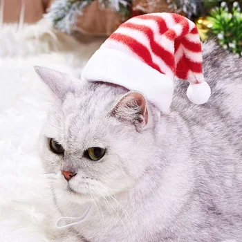 חיות מחמד כלב חתול חג המולד כובע כובע כלב אביזרים עבור כלבים קטנים הכלב כובעים עבור חתולים, כלבי צ ' יוואווה תלבושות, ציוד לחיות מחמד