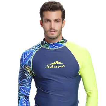 חליפה שרוול ארוך לשחות Floatsuit מקסימום גברים פריחה שומר גלישה צלילה חליפות בגדי ים UV שחייה פריחה המשמר למנוע מדוזה