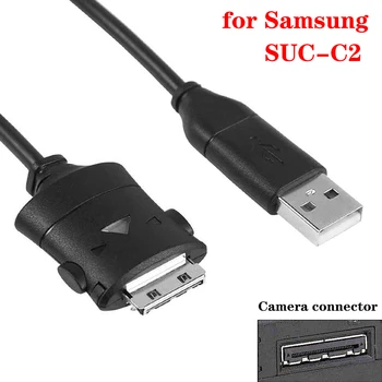 SUC-C2 USB עבור Samsung מצלמה דיגיטלית NV3 NV5 NV7 I5 I6 I7 I70 NV20 L70 L73 L74 L7 טעינת כבל נתונים העברת כבל ההחלפה