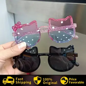 ילדה משקפי שמש יצירתי מקסים קיטי הילדים משקפי שמש חיצונית הגנה העין מקוטב משקפי נסיעות התמונה משקפי שמש