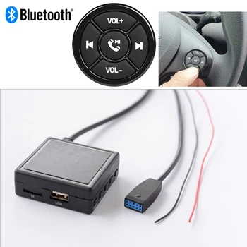 עבור מכוניות BMW_ E46_ 3-SERIES_ CD_ AUX קלט אודיו כרטיס Bluetooth USB flash drive מיקרופון קורא אלחוטית Bluetooth כפתור מפתח