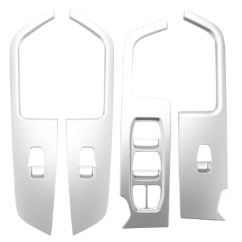 עבור יונדאי Ix25 מלון כרתה Chrome דלת פנימית משענת יד חלון מתג קישוט מכסה לוח הבקרה אביזרי רכב 2015-2019