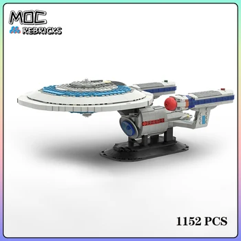 מרחב בענייני צבא, מלחמה MOC NCC-1701-C USS Enterprise בניין DIY להרכיב להראות מודל קבוצות ילדים צעצועים מתנות