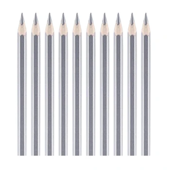 E5BA 10Pcs ציור מארק עפרונות נגר עפרונות בנייה עיפרון מכני להגדיר