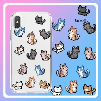 Lmmcjj ההגירה חתלתול חתול חמוד טלפון Case For Samsung Galaxy A13 A53 A14 A54 A23 A52 S21-פה. S22 אולטרה S23 פלוס טלפון סיליקון כיסוי