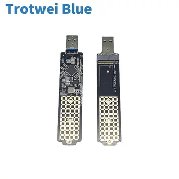Dual-פרוטוקול M2 NVME/SATA SSD מתאם - מ '/ב '+מ ' מפתח ה-USB 3.1 קמה RTL9210B שבב 2242 2260 2280 מ. 2 PCIE NVME/NGFF SSD SATA
