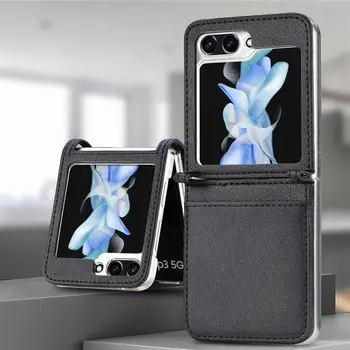 Shockproof עור מט Case for Samsung Galaxy Z Flip 5 4 Flip4 Flip3 Flip5 Flip 3 2 Flip2 Zflip5 אביזרים לטלפון Funda קאפה