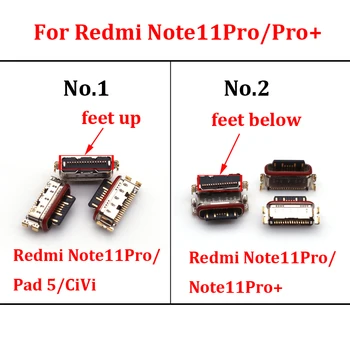 1PCS USB לשקע העגינה טעינת מטען שקע תקע יציאת מחבר Xiaomi Mi Pad 5/CiVi Redmi הערה 11 Pro/Note11Pro/Note11 Pro+