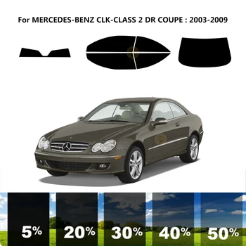 Precut nanoceramics המכונית UV גוון חלון ערכת רכב חלון סרט מרצדס CLK-שיעור C209 2 ד 