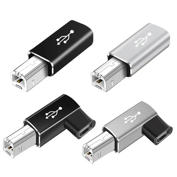 USB Type C נקבה ל-USB B זכר מתאם עבור סורק מדפסת ממיר USB העברת מתאם עבור מקלדת מדפסת בקר MIDI