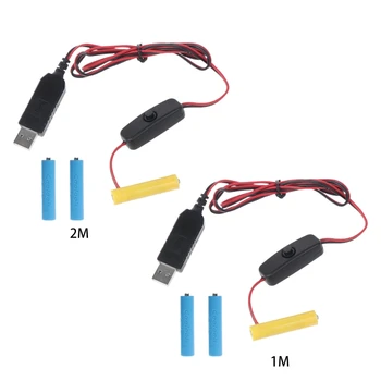 4.5 V כבל USB מופעל סוללות AAA להחליף 3 סוללות AAA Dropship