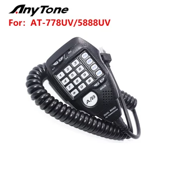 Anytone המקורי מיקרופון עבור Anytone ב-778UV ב-5888UV נייד Transceive VHF UHF רדיו במכונית