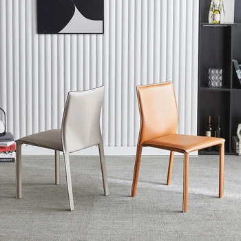 מינימליסטי משק הבית כסאות אוכל נורדי עיצוב מודרני יצירתי כסאות אוכל יוקרתיים משענת Muebles ריהוט הבית WZ50DC