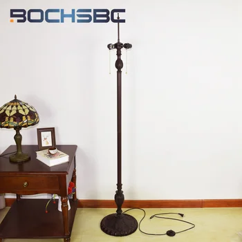 BOCHSBC טיפאני הנורדי, סלון חדר אוכל ללמוד השינה מנורת רצפה האמריקאי רטרו חום שלושה הראש עומדת המנורה בסיס