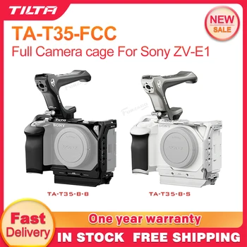 TILTA טה-T35-FCC עבור Sony ZV-E1 מלאה מצלמה הכלוב ערכת גוף המטוס מגן מסגרת חיים הירי מתרחב חצי כלוב אביזרים