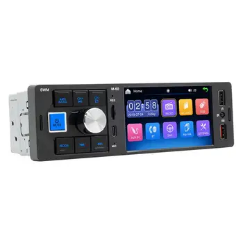 אלחוטית תצוגה דיגיטלית רדיו במכונית מסך מגע נגן מוסיקה אוניברסלי יחיד דין סטריאו לרכב רדיו 4'Screen ב-MP5 Player