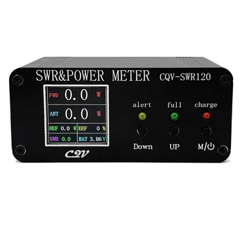 120W 1.8 MHz-50MHz דיגיטלי כוחות גל עומד מטר SWR מטר FM אני SSB SWR כוחות וואט מטר פונקציית השעון המעורר