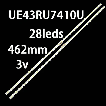 28LED 3V תאורת LED אחורית הרצועה UE43RU7410U UE43RU7025K UE43RU7400 V8N4-430SM0-R0 BN96-46053A סיי-NR043HGHV1V