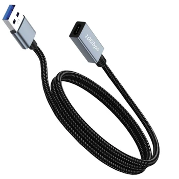 USB C למתאם USB Type C הנשים USB USB 3.1 Gen2 זכר להמיר מחבר תמיכה לחייב סינכרון נתונים עבור טלפון נייד
