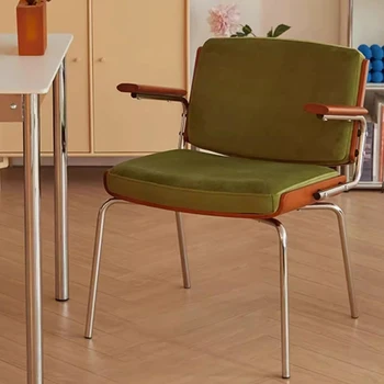 יהירות כסאות אוכל יוקרה עיצוב הזרוע המשחקים המלון המשרד כסאות אוכל הישיבות חיצונית Sillas De Comedor רהיטים WJ40XP