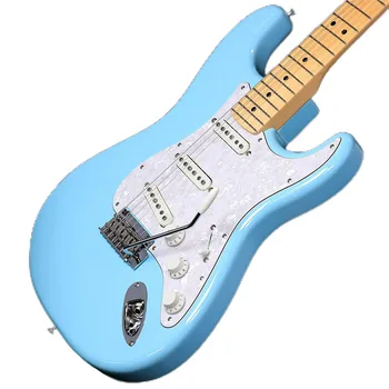 MIJ Hybrid II FSR אוסף St מייפל דפני כחול התאמת גיטרה חשמלית, כמו אותה תמונה.
