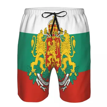 קיץ, חוף ים של גברים מהיר ייבוש בגדי ים הדגל של בולגריה גברים לנשימה בגדי ים קצרים חוף סקסי זכר בגדי ים