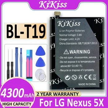 חדש BL-T19 Nexus5X הסוללה הפנימית על LG Nexus 5X H791 H798 H790 BLT19 BL T19 BLT19 4300mAh Bateria סוללות + כלים חינם