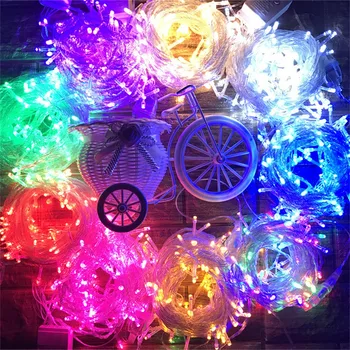 100 LED צבעונית פיות אורות מחרוזת חג המולד מחרוזת אור עמיד למים תאורה חיצונית מחרוזת אור Bedoom מסיבת גן, עיצוב