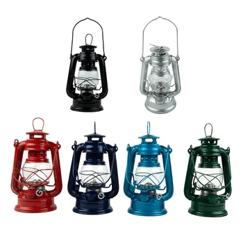 מנורות נפט חיצונית מתכת בסגנון סערה אור קמפינג מנורה פנס Campinglight רטרו 90ml פנס קמפינג אווירה