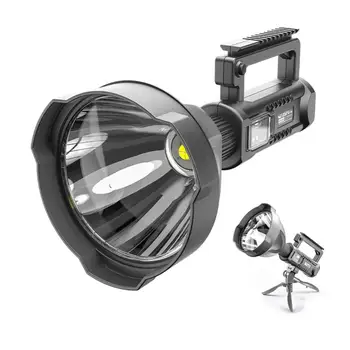 10W נייד זרקורים LED פנס P70 המנורה חרוז בתצורת עם תושבת USB Rechargable על מסע הרפתקאות קמפינג