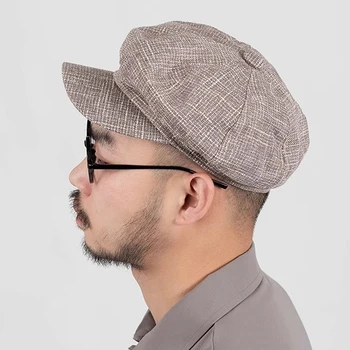 יפן סגנון כתב כובע בייקר ילד כובע שטוח כובעי 8 לוח חולה אדרה גטסבי כובע אייבי אירי קאפ עבור גברים, נשים, כובע הנהיגה