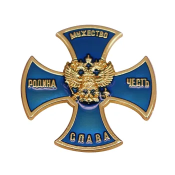 2023 כחול צלב הברזל כבוד אמייל מסמר WW2 רוסיה צבאי סיכות מתכת פאנק מדליית תג תרמיל אביזרים תכשיטים