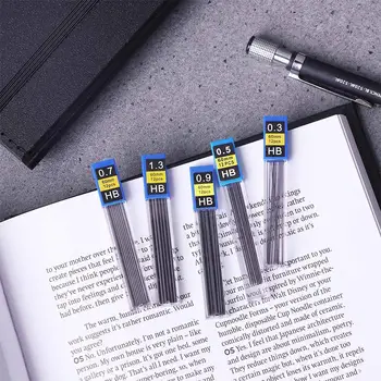 Multisize שחור אוניברסלי עיפרון מילוי אמנות רישום עיפרון מכני עבור תלמידים ציוד לבית הספר כותב אביזרים