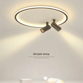 במסדרון גופי תאורה תקרה led תקרה קבועה פשוטה אור תקרת זכוכית מנורת תקרה במטבח אור תקרת led מנורה