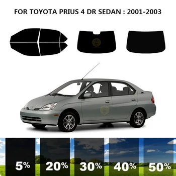Precut nanoceramics המכונית UV גוון חלון ערכת רכב חלון סרט טויוטה פריוס 4 ד 