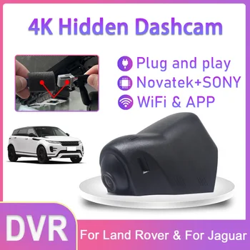 מכונית מוסתרים Dvr-WIFI 4K כפול עדשת מצלמה שמצלמת הרכב יגואר F סוג XE XF x260 2016-2019 עבור לנד רובר דיסקברי ספורט 2015-2017