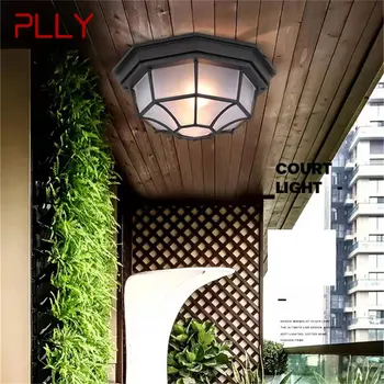 PLLY בסגנון אירופאי התקרה אור חיצוני מודרני מנורת LED עמיד למים הביתה מסדרון קישוט
