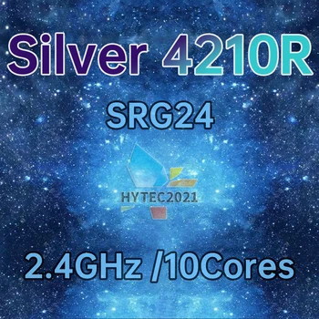 Xeon כסף 4210R SRG24 2.4 GHz 10-ליבות 20-אשכולות 13.75 MB 100W LGA3647