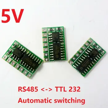 3 יח ' 5V מיני מיתוג אוטומטיים RS485 כדי TTL 232 לוח RS232 כדי 485 מודול טורית UART SP485 Repl MAX485