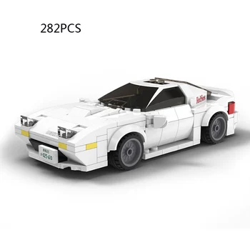טכני ראשוני D 1:24 בקנה מידה רכב קלאסי Mazdas Rx7 הסוואנה Fc3s בניין הרכב לבנים אוסף צעצועים לילדים מתנות