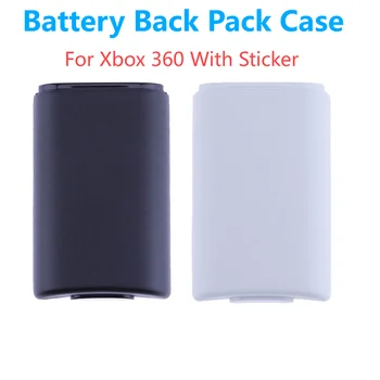בקר אלחוטי מכסה סוללה עבור ה-Xbox 360 עם מדבקה(לבן)