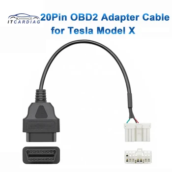 20Pin OBD2 מתאם עבור טסלה, מודל X S אבחון כבלים עבור סריקת שלי טסלה מודל לרתום אלקטרוניים כבל של אנרגיה חדש רכב