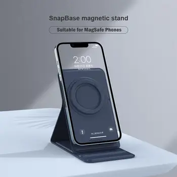 NILLKIN מגנטי בעל טלפון עבור iPhone 12 13 14 Pro מקס מיני מגנטי עומד שולחן העבודה סוגר מתאים Magsafe טלפון נייד