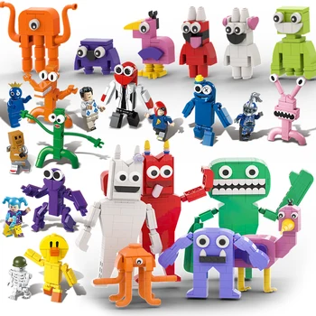 גן Banban דמויות פעולה אבני הבניין צעצועים Banban סדרה בניית צעצועים מיני יום הולדת עיצוב מודל מתנות לילדים