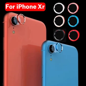 מתכת עדשת המצלמה מגן טבעת עבור IPhone XR חזרה עדשת זכוכית סגסוגת מגן כיסוי מצלמת סרט עבור IPhone XR הגנה על הטלפון
