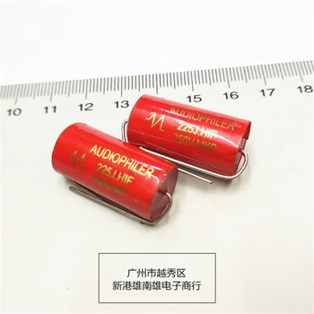 אדום פוליפרופילן Mkp Poleless קבל צליל גבוה המחיצה קבל 2.2uf250v