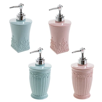 סבון נוזלי מכשירי קרם שמפו מגולף פרח משאבת בקבוקי סבון ידיים המכיל ציוד עבור המטבח וחדר האמבטיה
