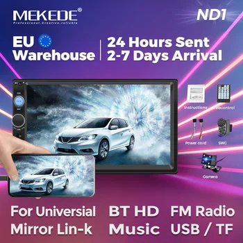 MEKEDE 7 אינץ ' 2din המכונית MP5/MP3 player עבור ניסאן רנו טויוטה הונדה אוניברסלי לרכב נגן מולטימדיה תמיכה AUX TF כרטיס שחקן.