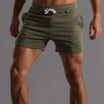 גברים ביגוד 2023 צבא ירוק מכנסי גברים מזדמנים מכנסיים קצרים בקיץ מוצק צבע באורך הברך קצרים כושר רצים מזדמנים מכנסיים
